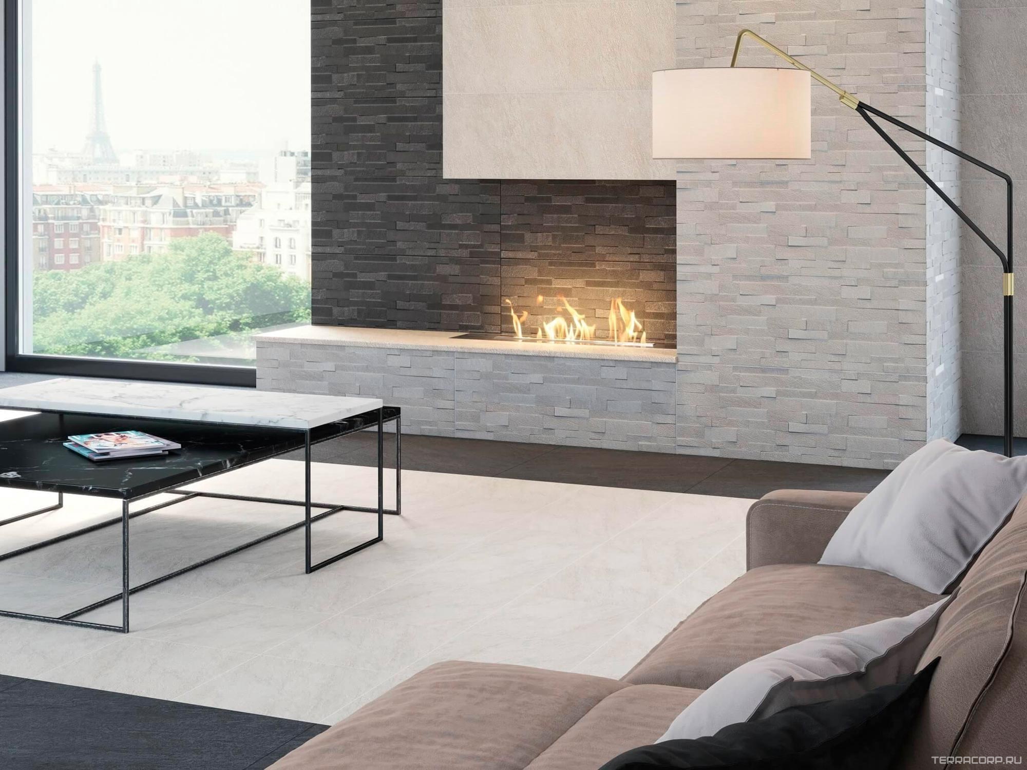 Керамогранит Kerama Marazzi Гренель серый темный обрезной 60x60 Серый, фото 4