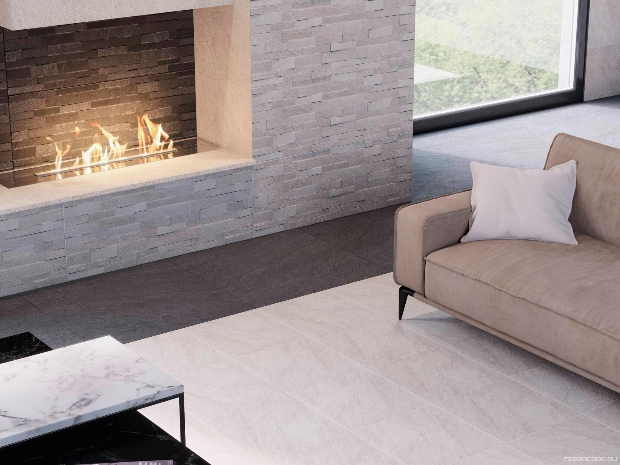 Керамогранит Kerama Marazzi Гренель серый темный обрезной 60x60 Серый, фото 5