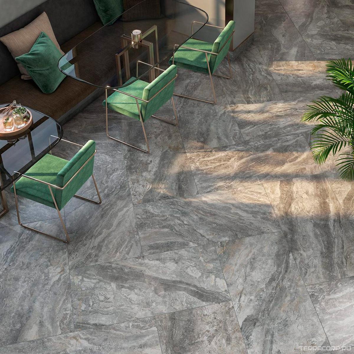 Керамогранит Kerama Marazzi Гриджио серый обрезной 60x119.5 Серый, фото 5