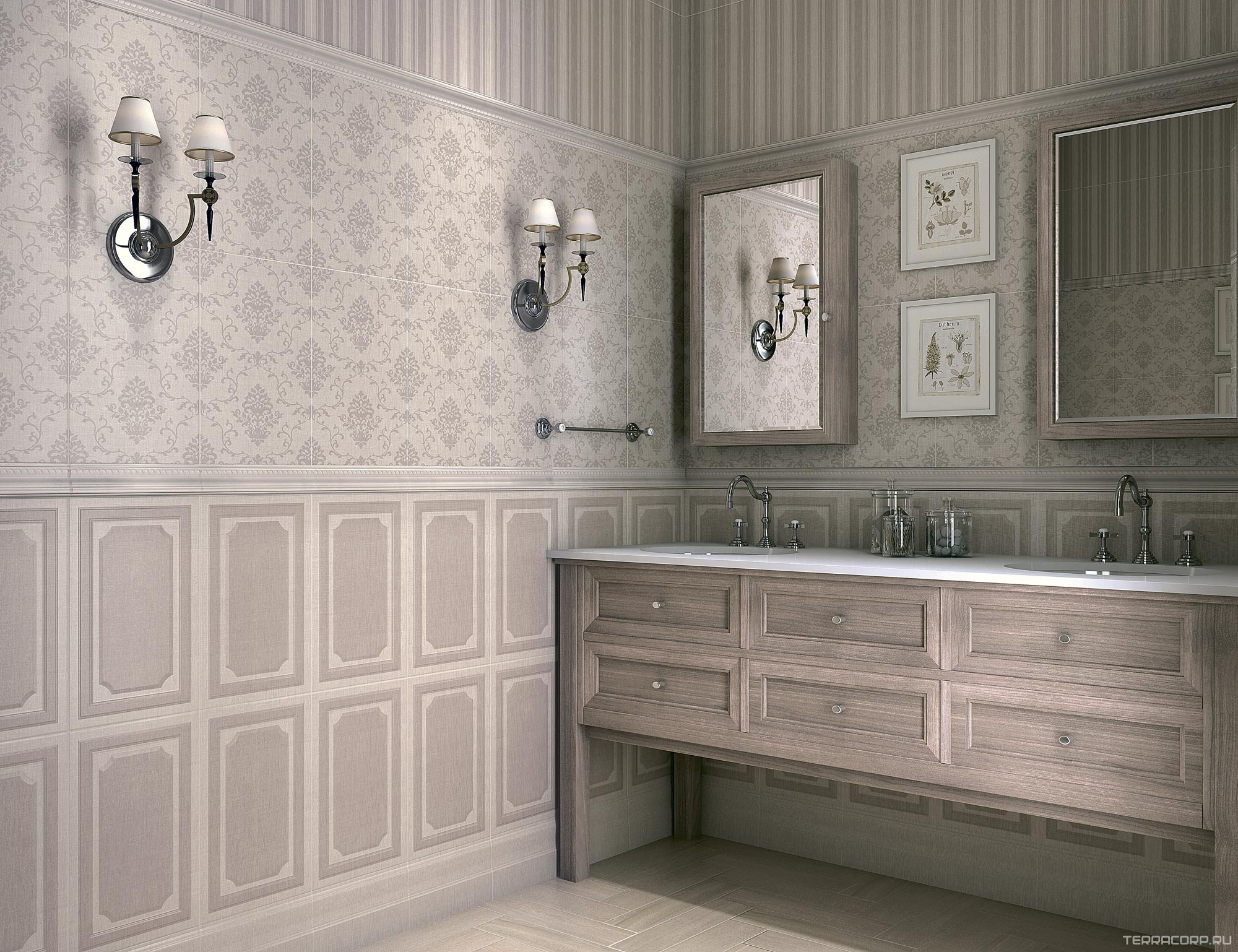 Керамическая плитка Kerama Marazzi Дарлингтон Багет беж XXl5.5х25 Бежевый, фото 1