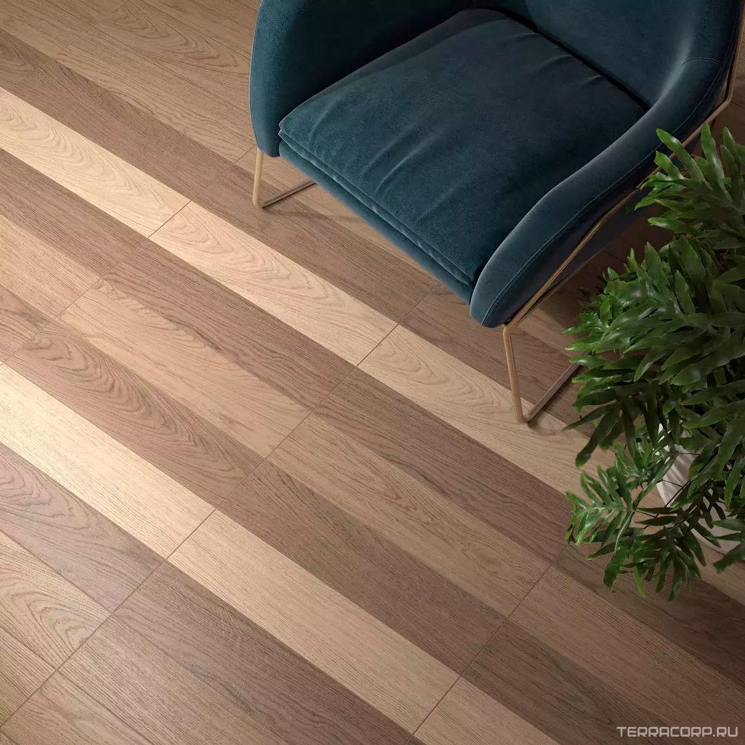 Керамогранит Kerama Marazzi Дистинто коричневый обрезной 15x60 Коричневый, фото 6