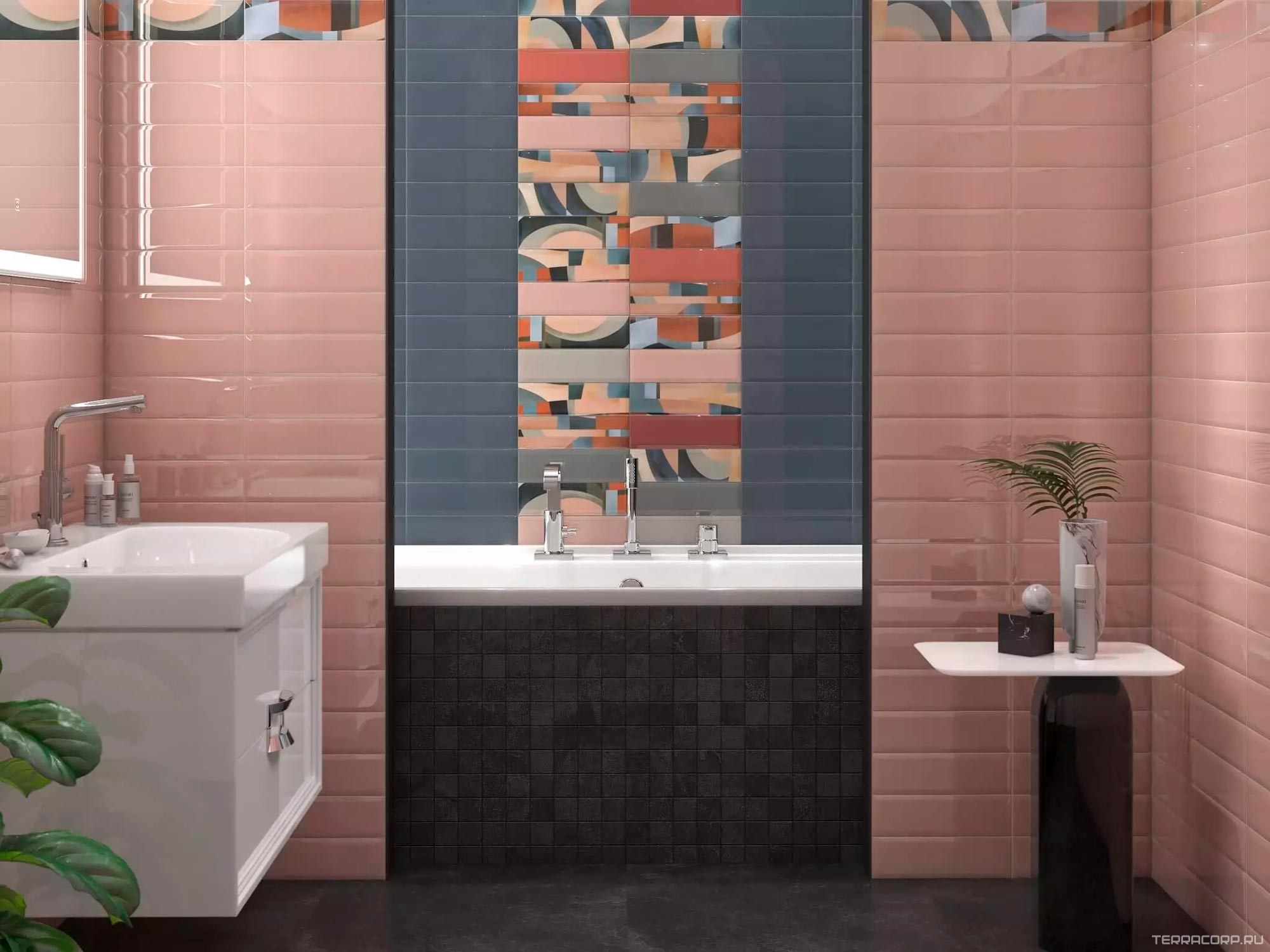Керамическая плитка Kerama Marazzi Закат Декор A05 ZZ8.5x28.5 Комбинированный, фото 2