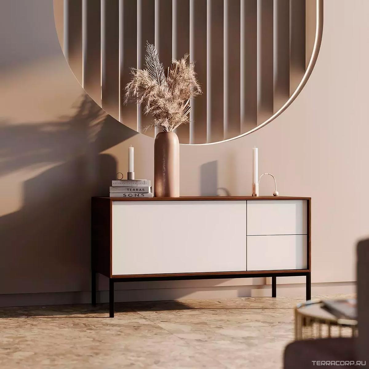 Керамогранит Kerama Marazzi Ирпина бежевый обрезной 60x119,5 Бежевый, фото 3
