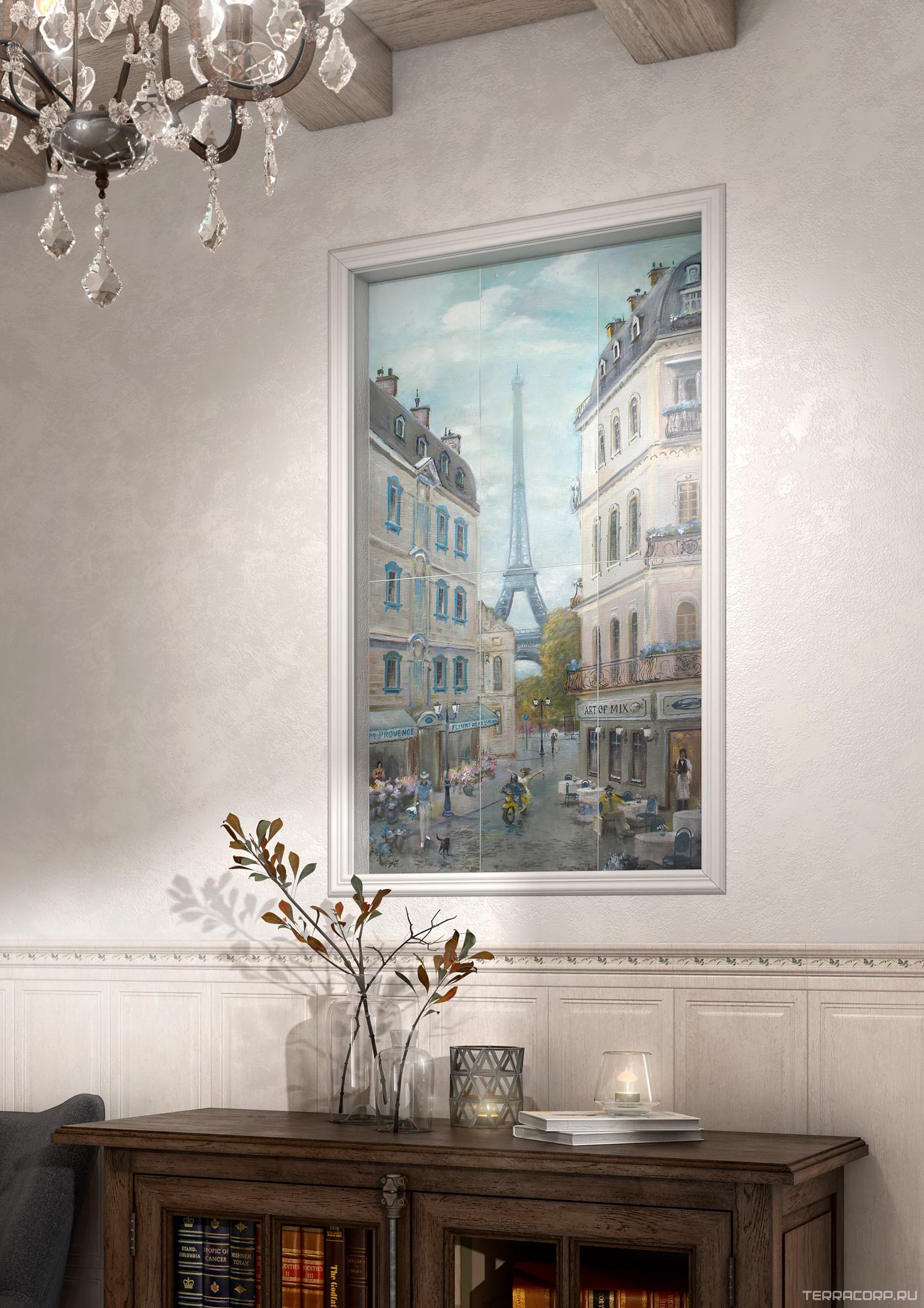 Керамическая плитка Kerama Marazzi Кантри Шик Плинтус белый10x20 ZZ Белый, фото 4