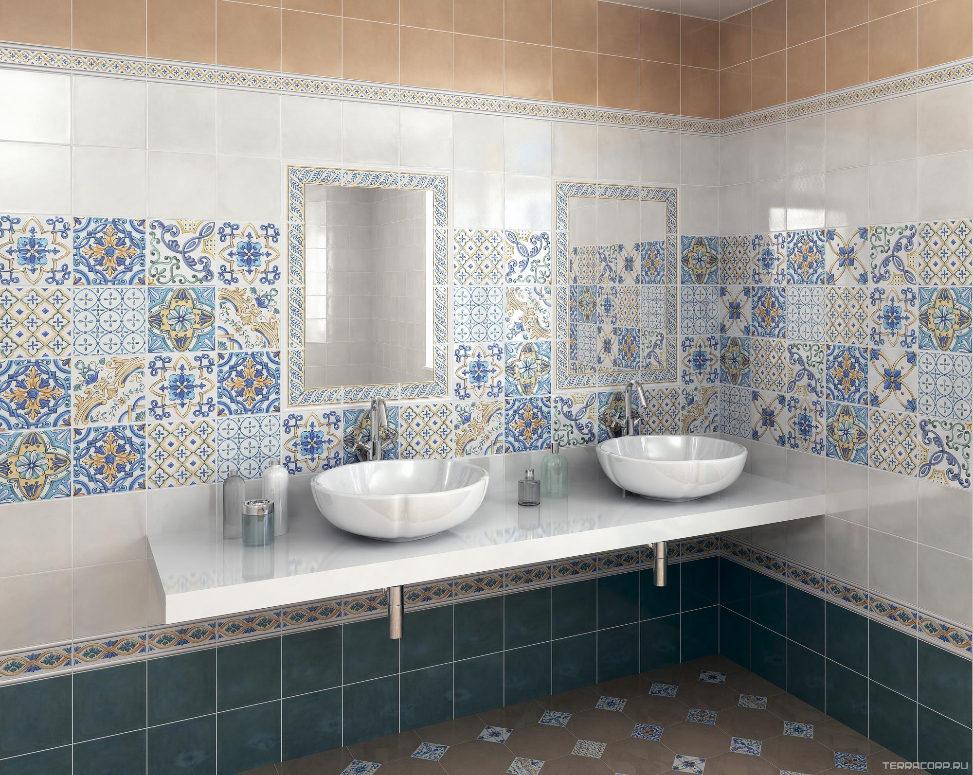 Керамическая плитка Kerama Marazzi Капри зеленый темный20х20 Зеленый, фото 4