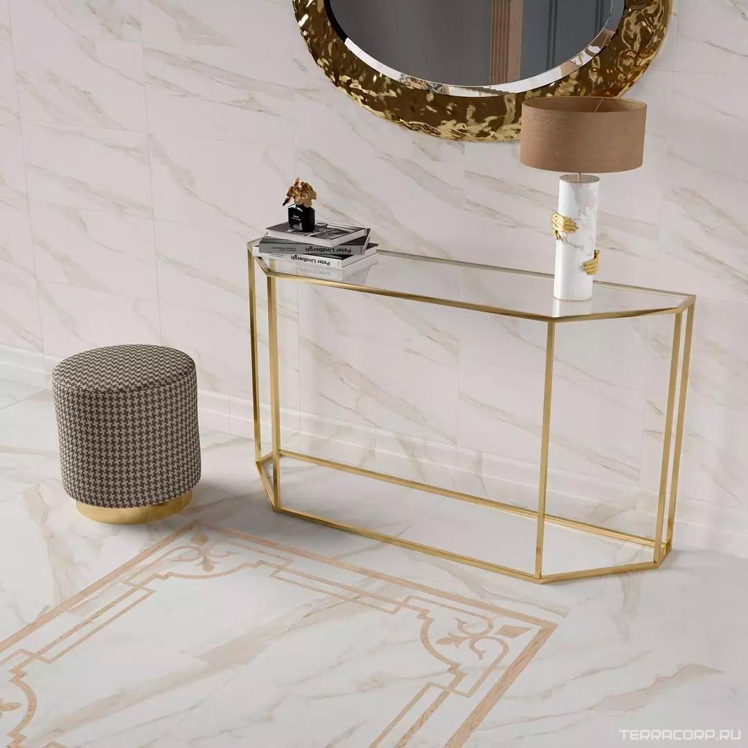 Керамогранит Kerama Marazzi Карелли беж светлый лаппатированный 60x60 Бежевый, фото 6
