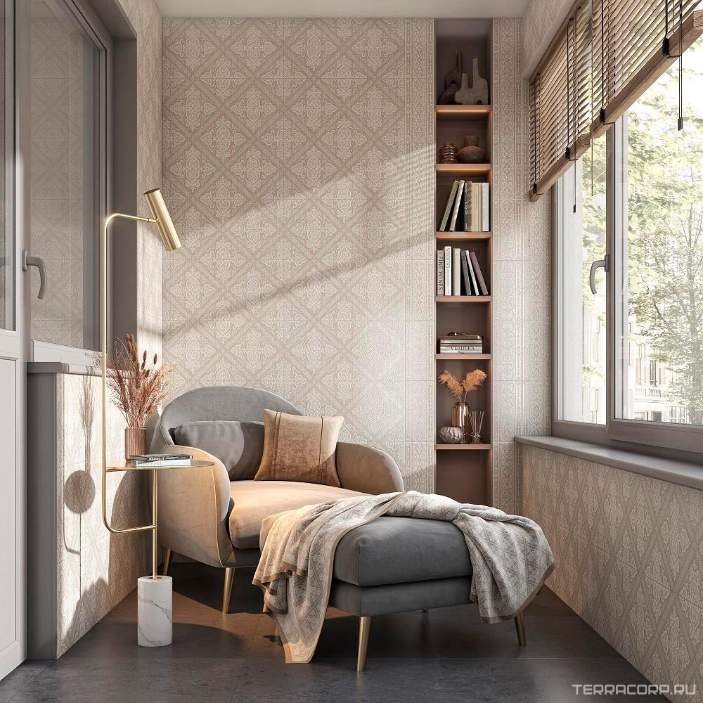 Керамическая плитка Kerama Marazzi Карму Бордюр матовый обрезной 30х14,5 Комбинированный, фото 7