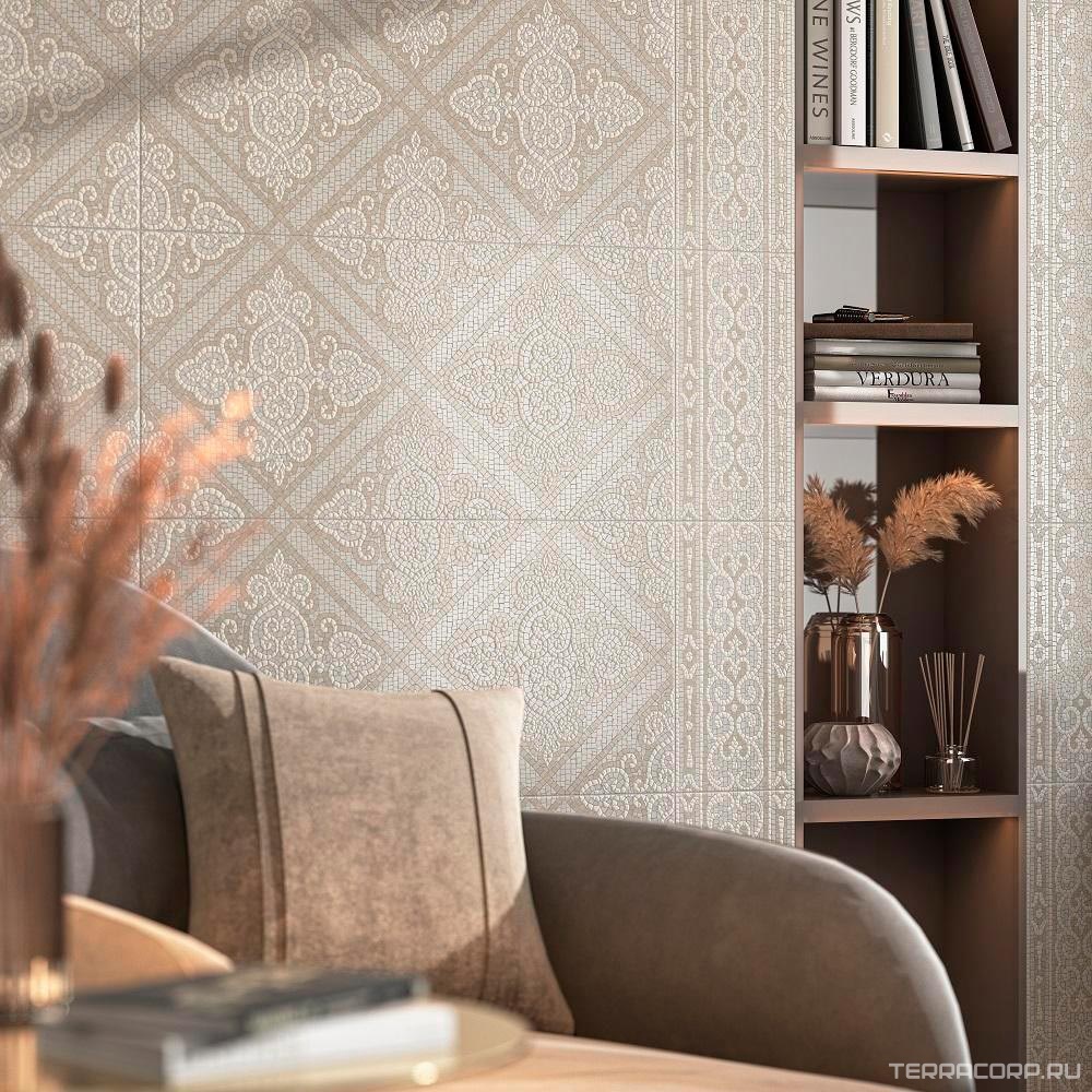Керамическая плитка Kerama Marazzi Карму Бордюр матовый обрезной 30х14,5 Комбинированный, фото 6