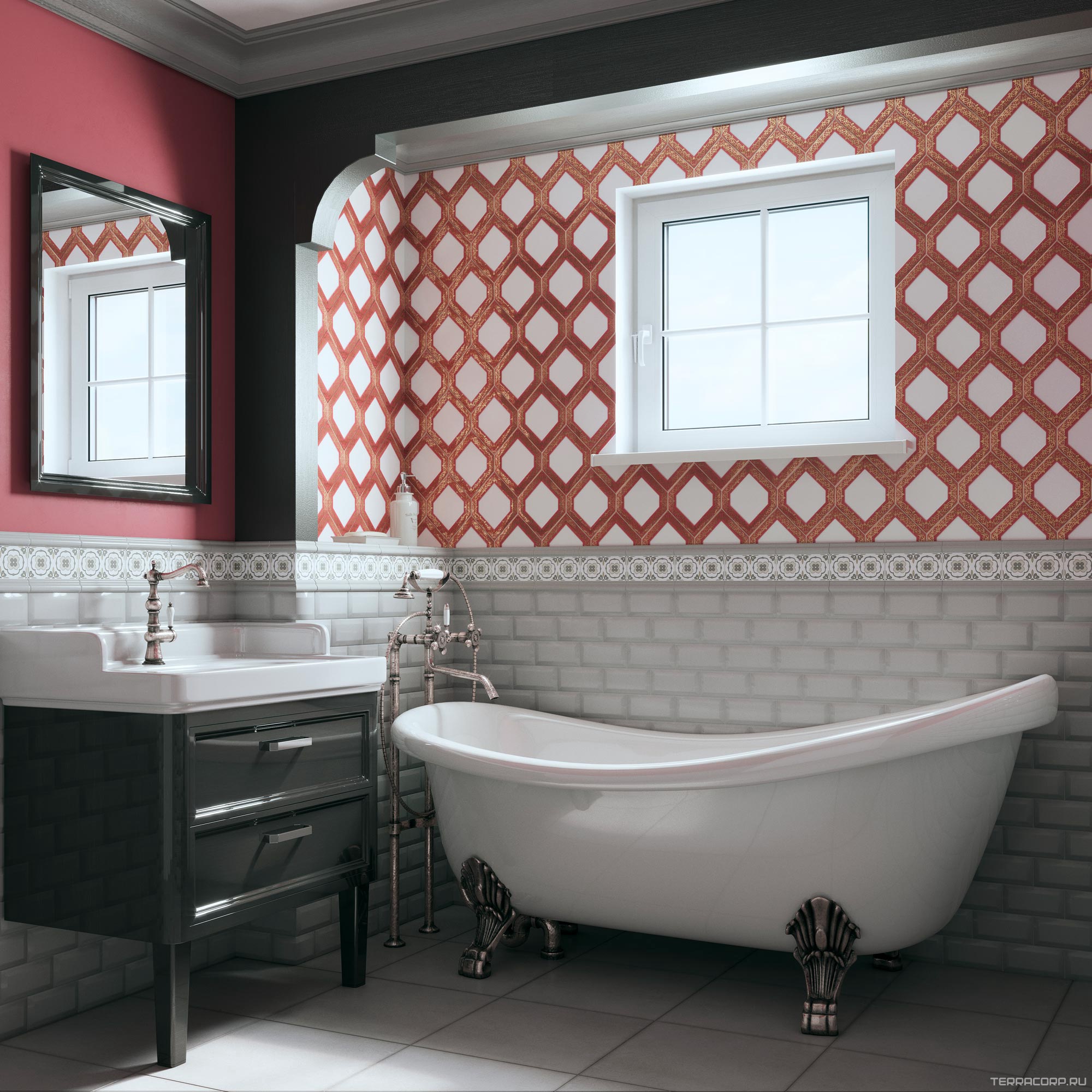 Керамическая плитка Kerama Marazzi Клемансо серый грань 7.4x15 Серый, фото 4