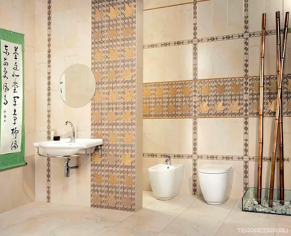Керамическая плитка Kerama Marazzi Кленовая парча Борд. Кленовая Парча l6.3х20 Комбинированный, фото 1