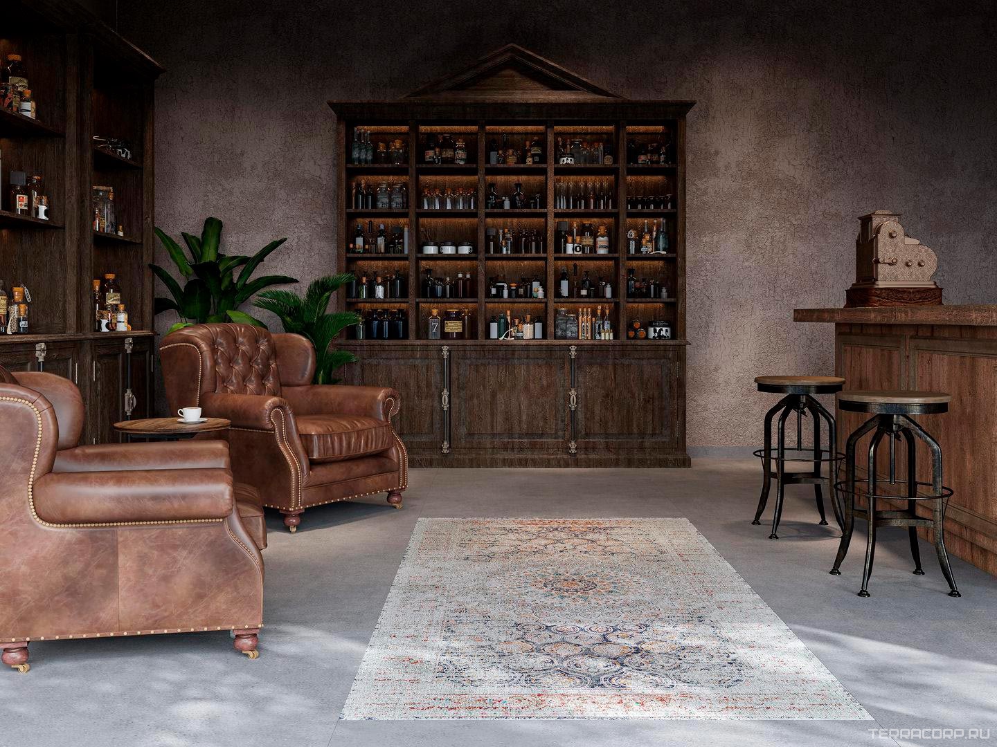 Керамогранит Kerama Marazzi Ковры Ковер декорированный обрезной XX119.5х238.5 Комбинированный, фото 1