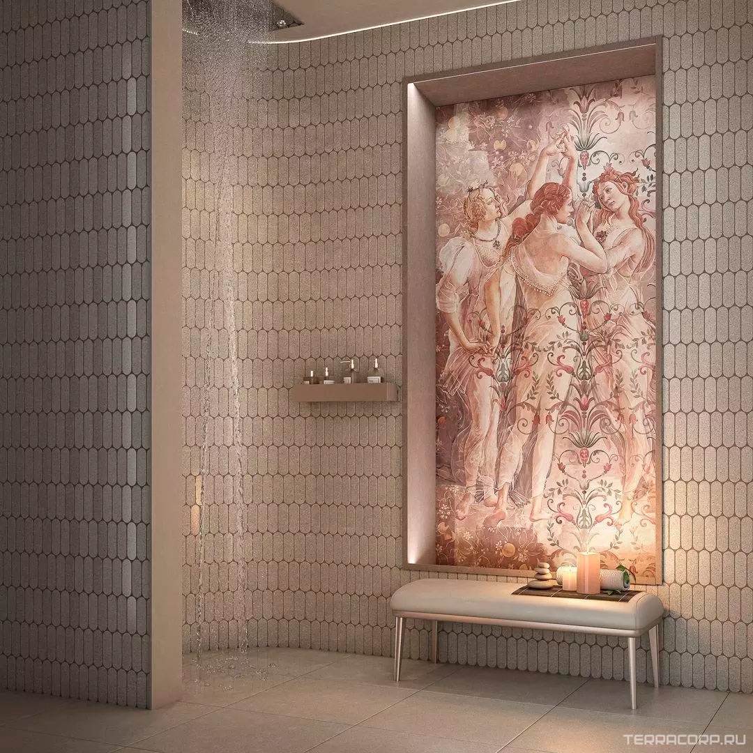 Керамогранит Kerama Marazzi Ковры Ковер Боттичелли матовый обрезной 119,5x238,5 Комбинированный, фото 1