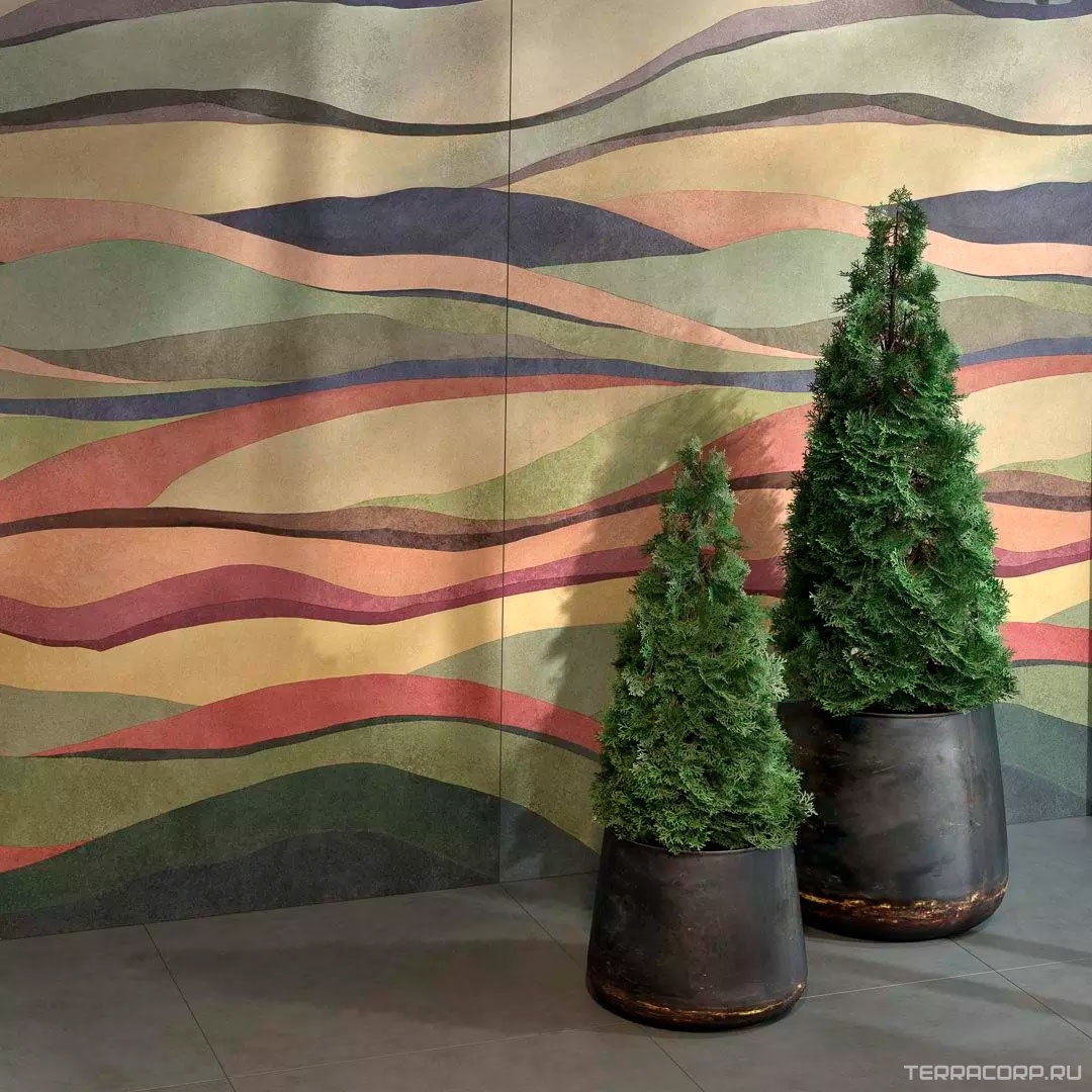 Керамогранит Kerama Marazzi Ковры Ковер Коллине матовый обрезной 119,5x238,5 Комбинированный, фото 5