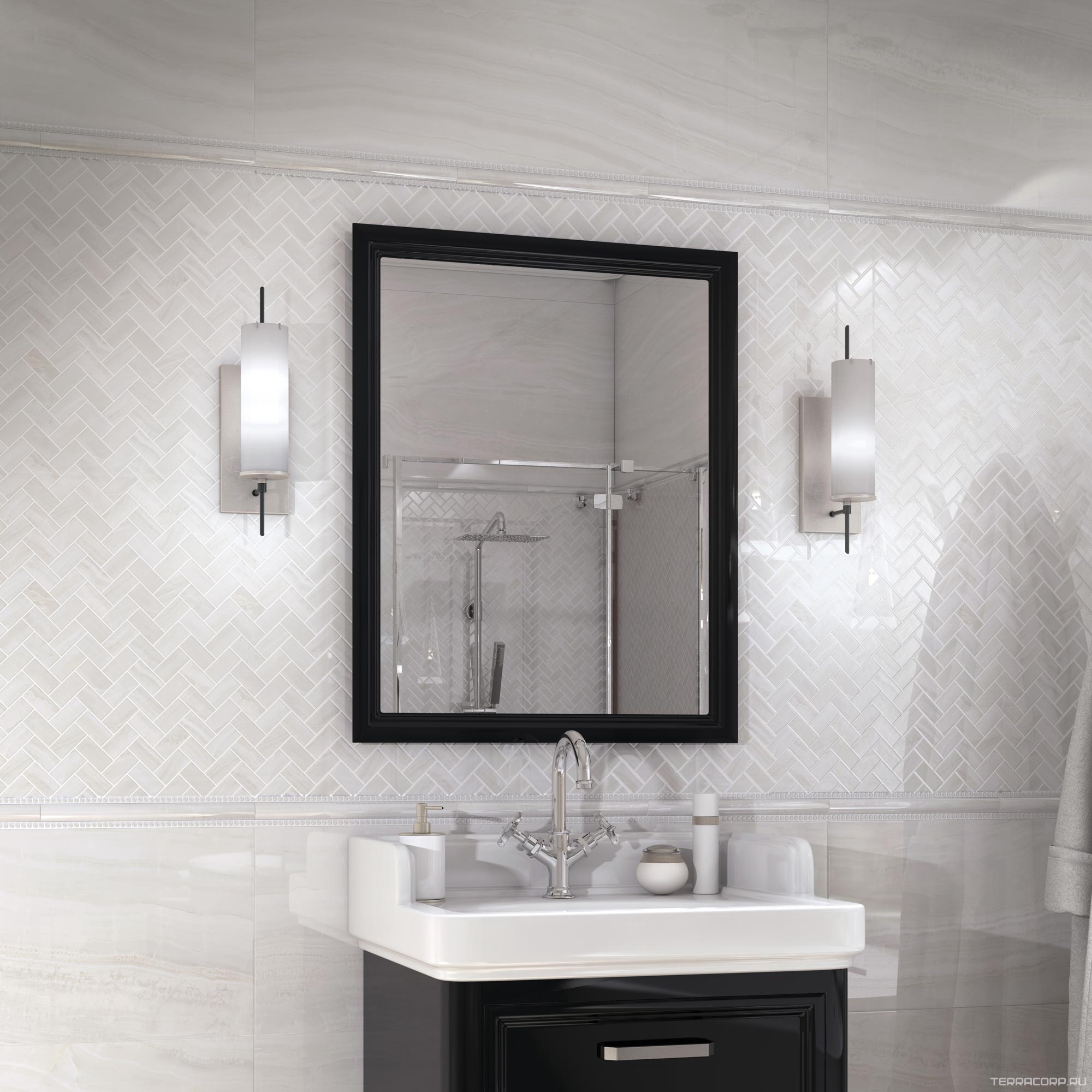 Мозаика Kerama Marazzi Контарини Декор светлый мозаичный30x31.5 Белый, фото 1