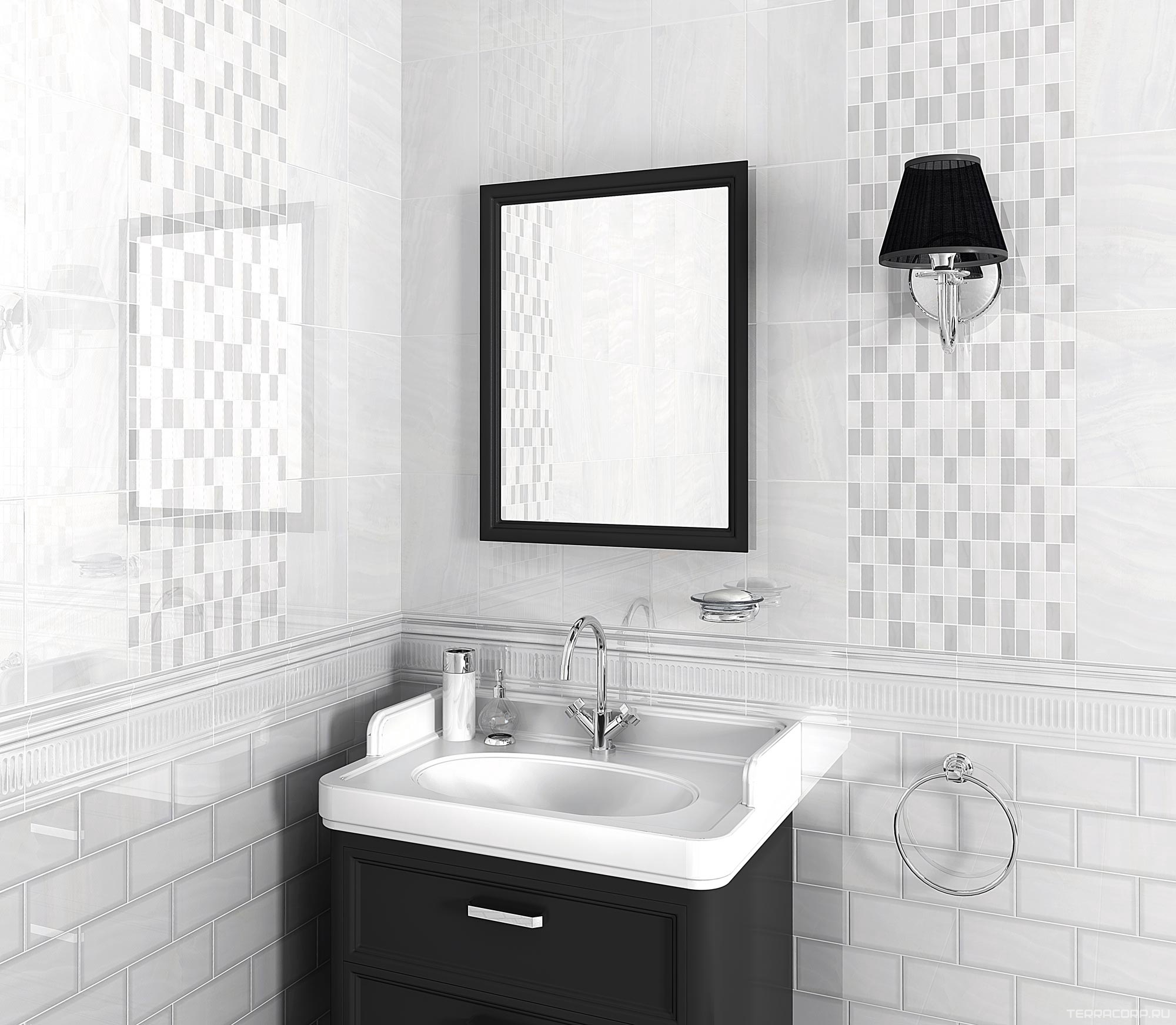 Керамическая плитка Kerama Marazzi Летний сад светлый ХХ 20x30 Белый, фото 1