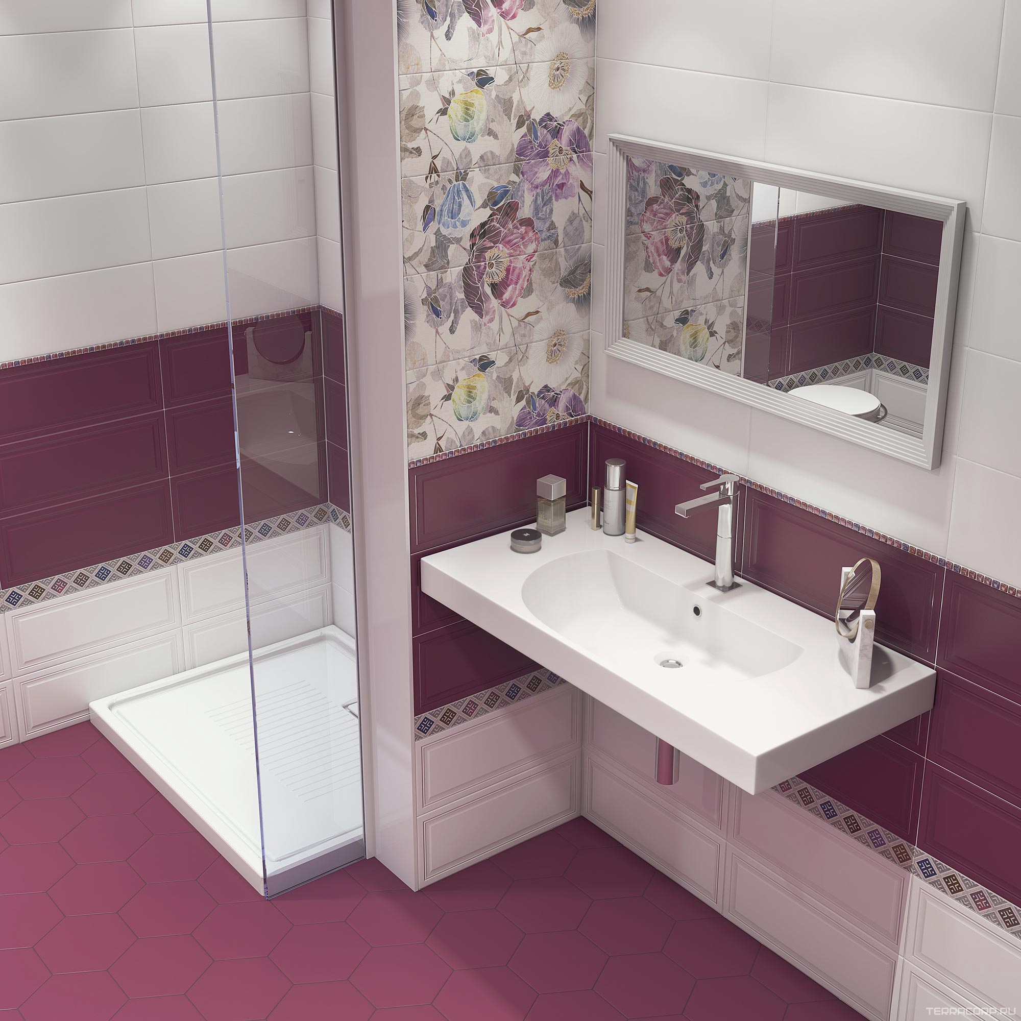 Керамическая плитка Kerama Marazzi Линьяно белый панельXX20x50 Белый, фото 1