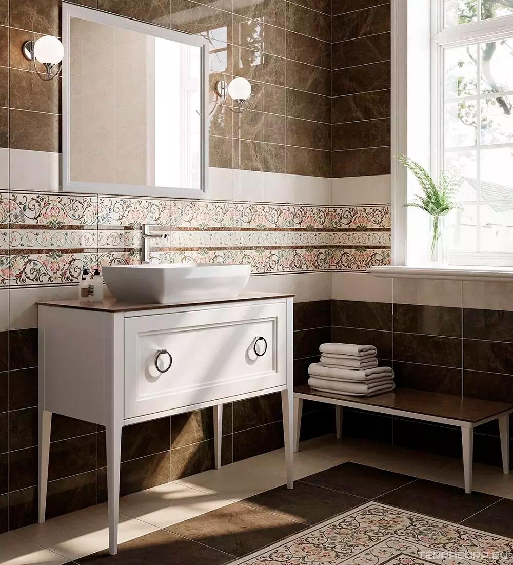 Керамическая плитка Kerama Marazzi Лирия беж ZZ15x40 Бежевый, фото 1
