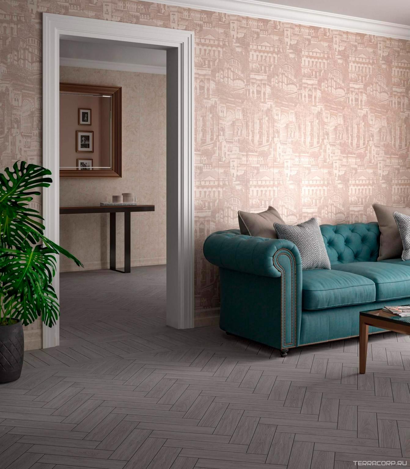 Керамогранит Kerama Marazzi Листоне серый 9,9x40,2 Серый, фото 5