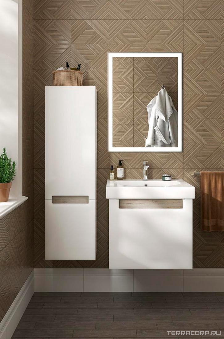 Керамогранит Kerama Marazzi Листоне коричневый тёмный 9,9x40,2 Коричневый, фото 7
