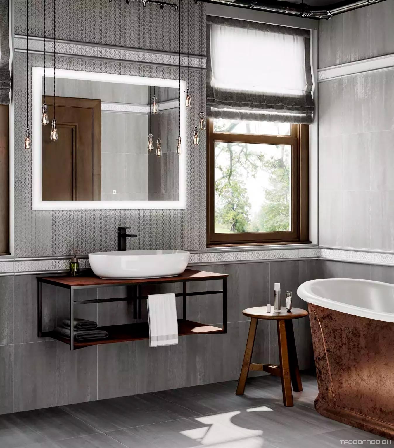 Керамическая плитка Kerama Marazzi Ломбардиа Декор серый 25x40 Серый, фото 4