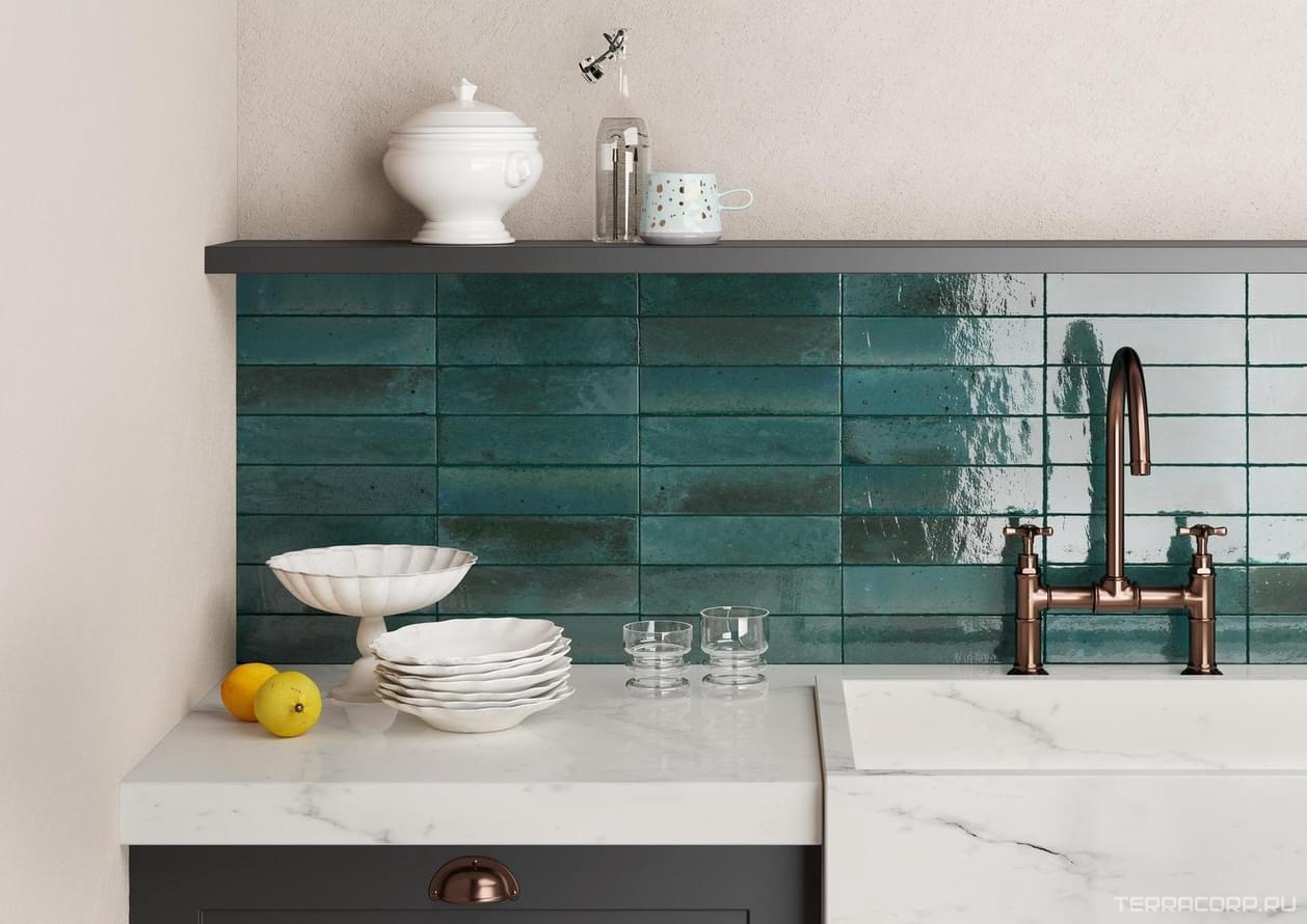 Керамогранит Marazzi Lume Blue ZZ6x24 Голубой, фото 1