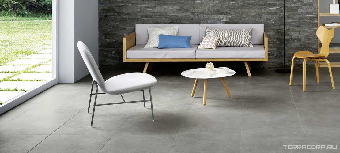 Керамогранит Marazzi Mystone Silverstone Antracite Strutturato Rett 60x60 Серый, фото 1