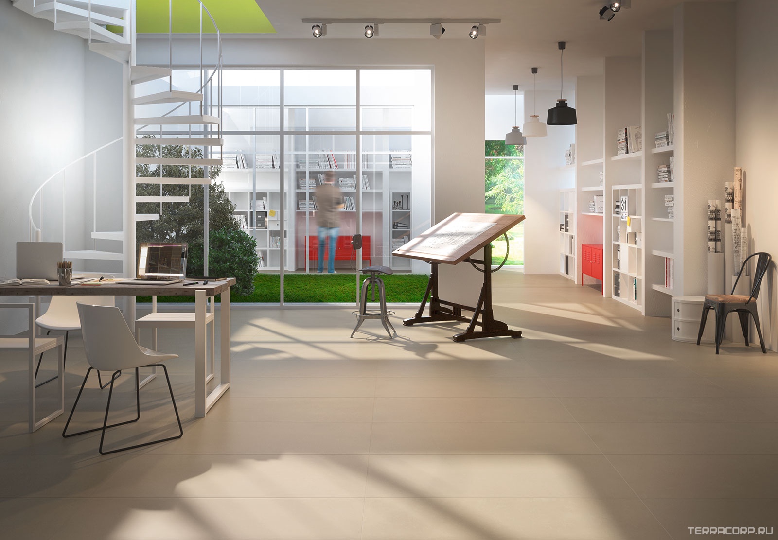 Керамогранит Marazzi Sistem N NEUTRO BIANCO 60x60 Белый, фото 1