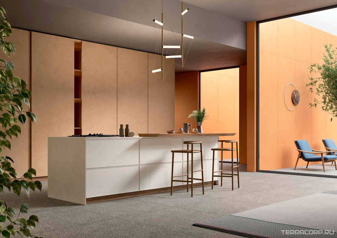 Керамогранит Lea Ceramiche Pigmenti Mist 3.5 mm 100x300 Серый, фото 2