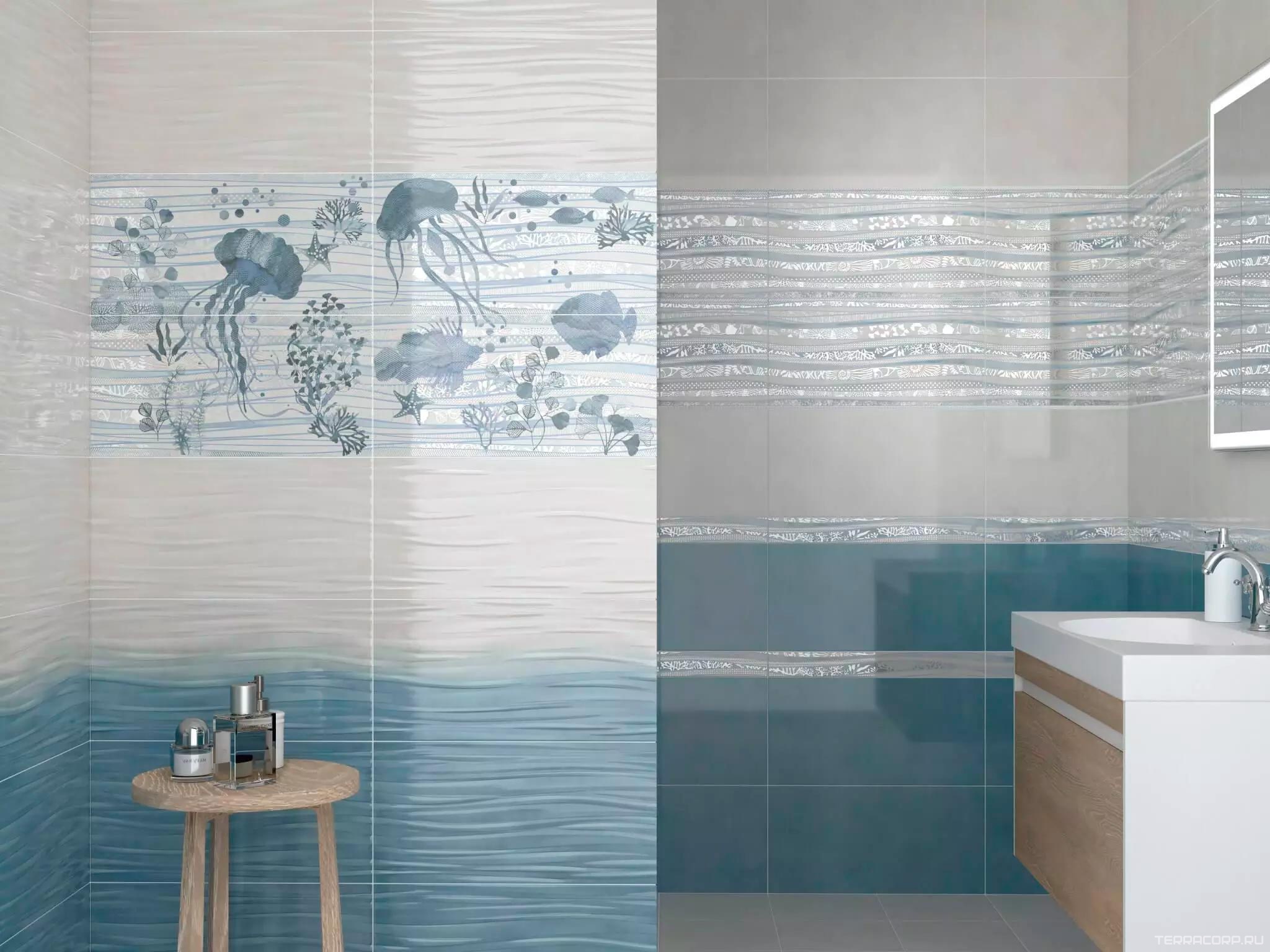 Керамическая плитка Kerama Marazzi Маритимос голубой обр. пл. стена 30х60 ZZ Голубой, фото 2