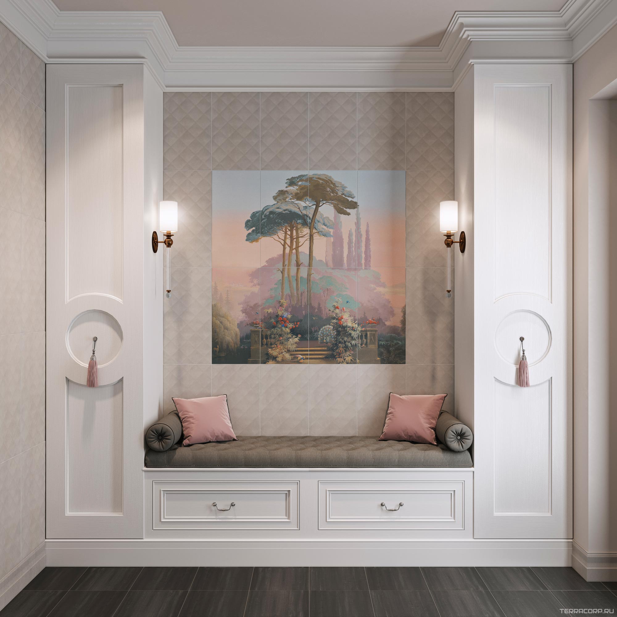 Керамическая плитка Kerama Marazzi Марсо Плинтус Альма белый обрезной15x30 Белый, фото 4