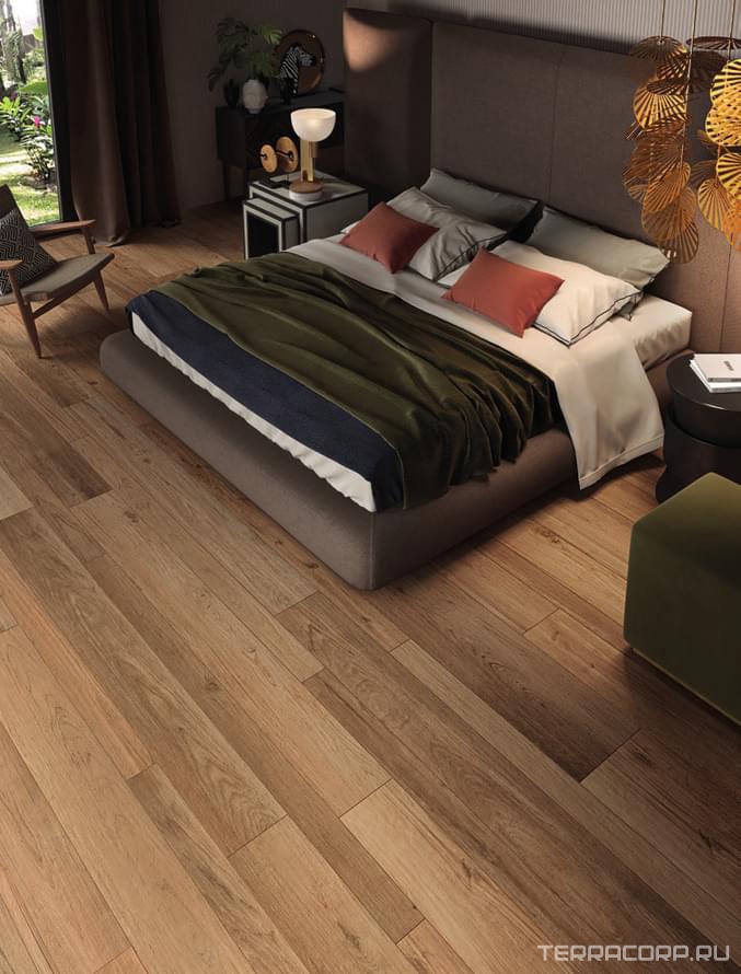 Керамогранит La Faenza Legno del Notalo Legno del notaio 2012 B RM (п.п)ZZ 20x120 Коричневый, фото 1