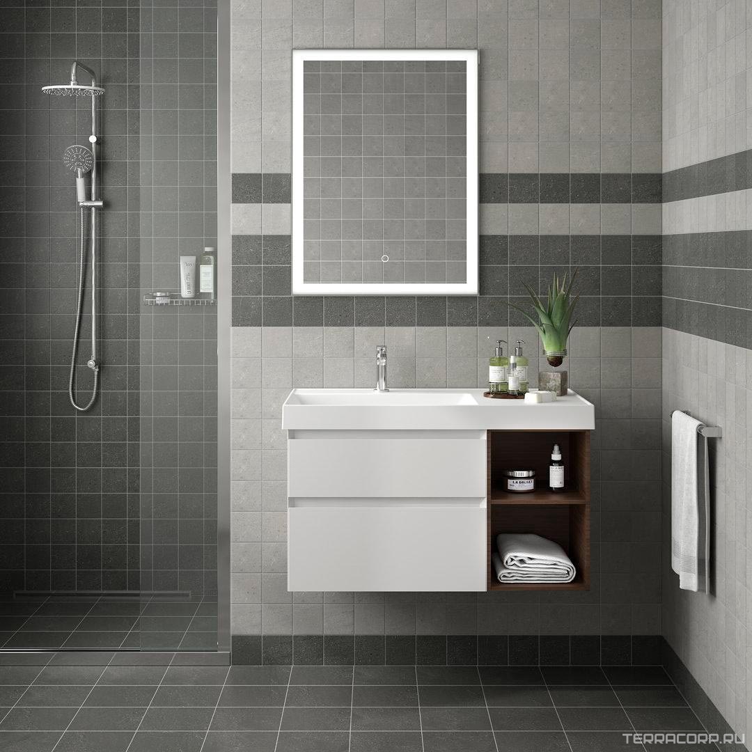Керамогранит Kerama Marazzi Матрикс антрацит 20x20 Серый, фото 3