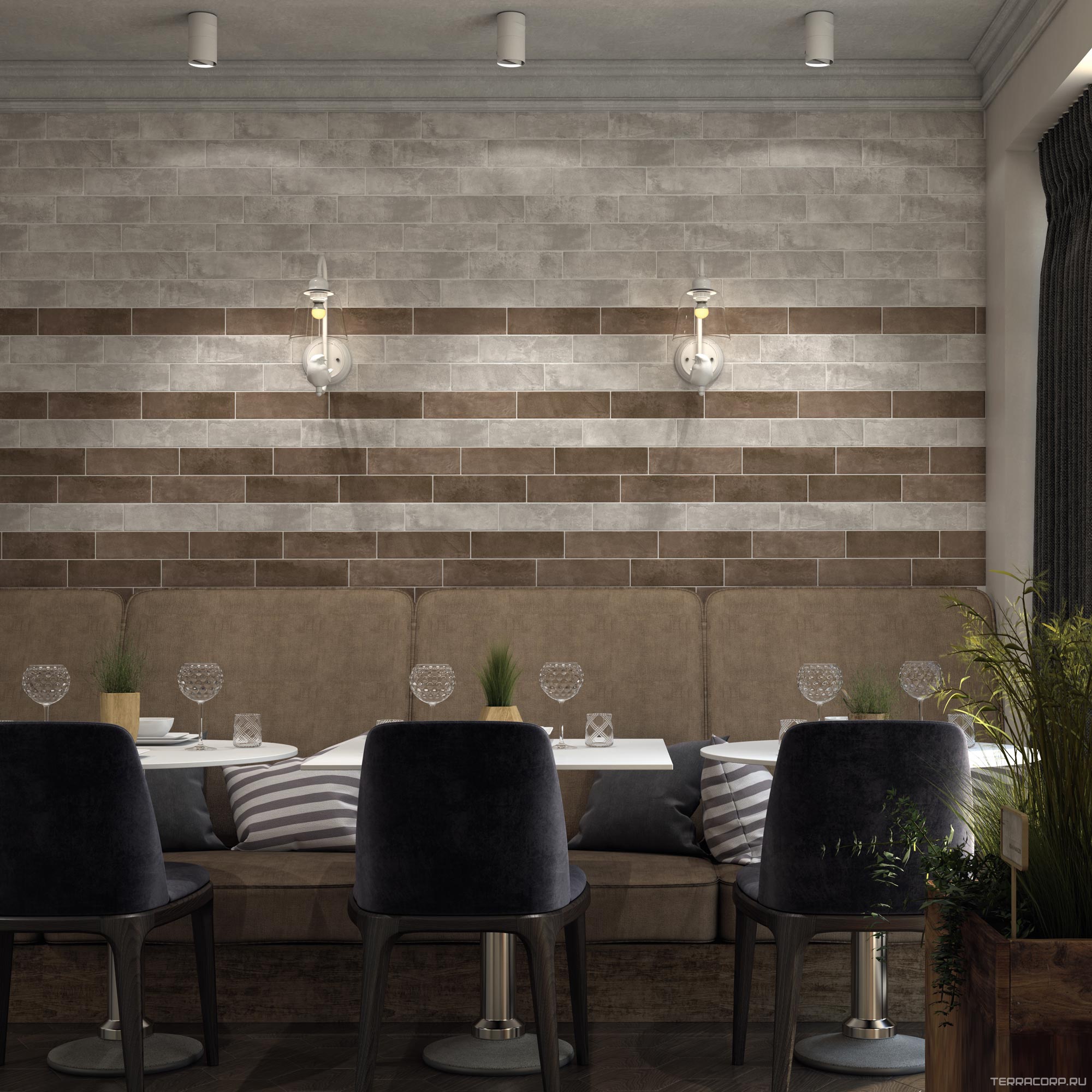 Керамическая плитка Kerama Marazzi Маттоне серый светлый8.5x28.5 Серый, фото 4