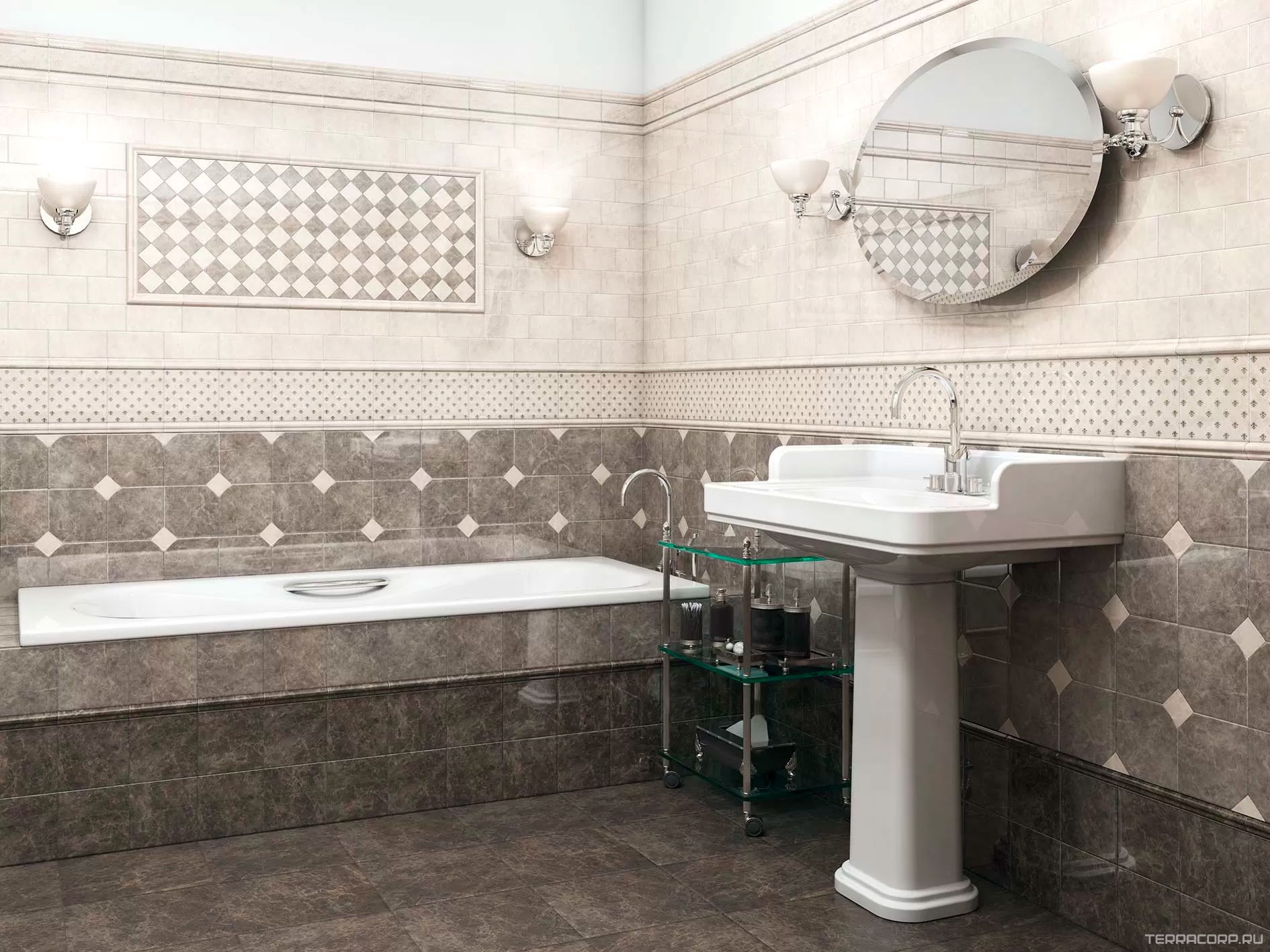Керамическая плитка Kerama Marazzi Мерджеллина коричневый темный 15х15 Коричневый, фото 1