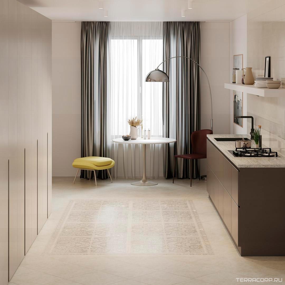 Керамогранит Kerama Marazzi Монсанту Бордюр бежевый светлый 40,2х7,2 Бежевый, фото 4