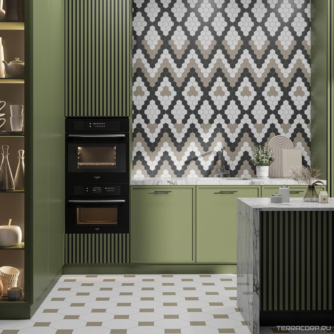 Мозаика Kerama Marazzi Агуста Декор 5 мозаичный микс матовый 29,7x29,8 Комбинированный, фото 6