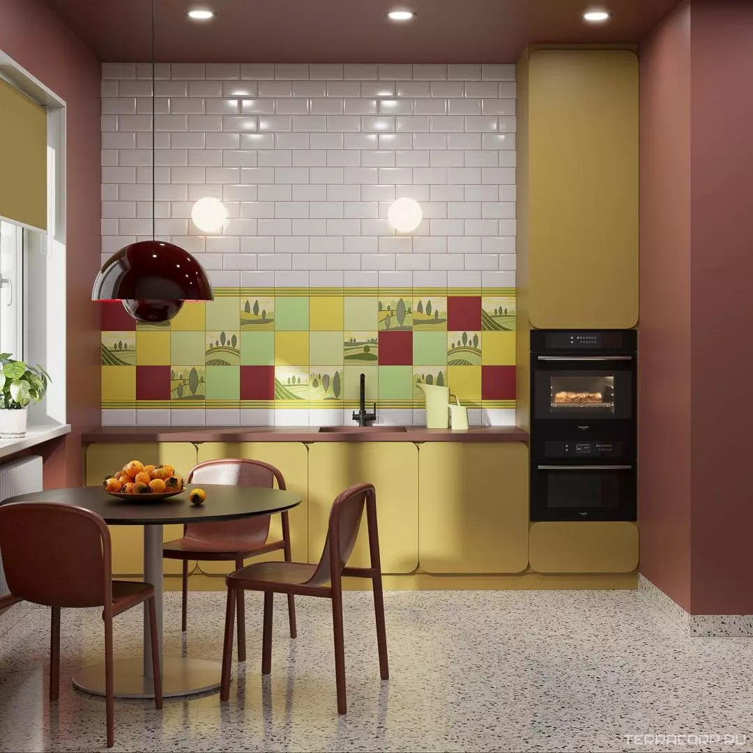 Керамическая плитка Kerama Marazzi Бардини Декор 2 20x20 Комбинированный, фото 7
