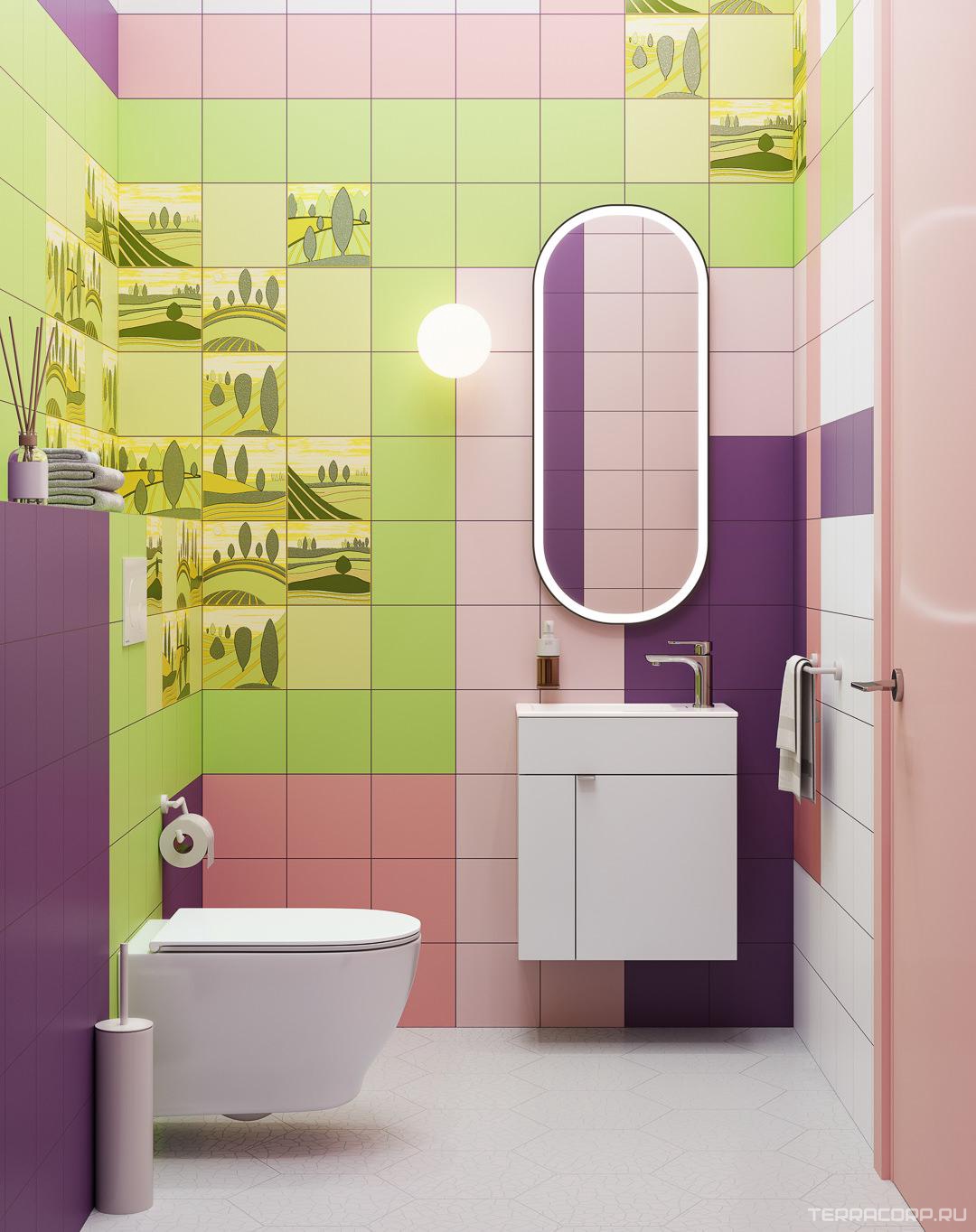 Керамическая плитка Kerama Marazzi Бардини Декор 2 20x20 Комбинированный, фото 4