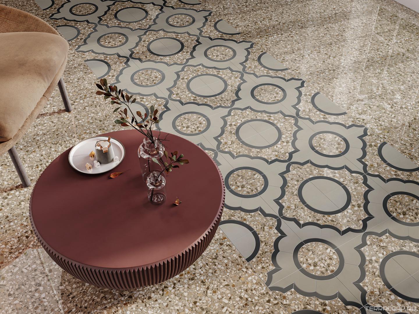 Керамогранит Kerama Marazzi Бричиола Декор 2 наборный 30х30 Комбинированный, фото 4