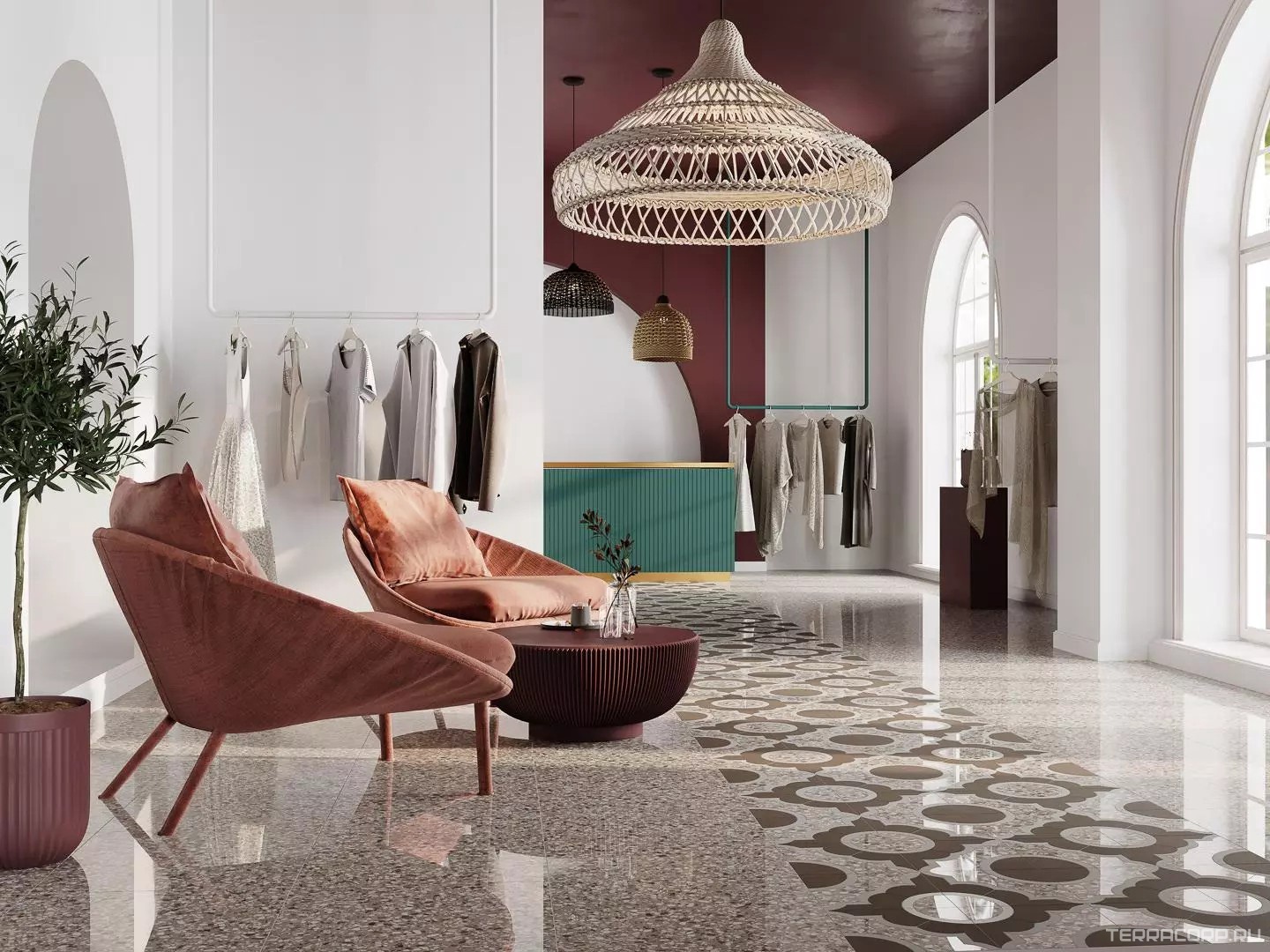 Керамогранит Kerama Marazzi Бричиола Декор 1 наборный 30х30 Комбинированный, фото 4
