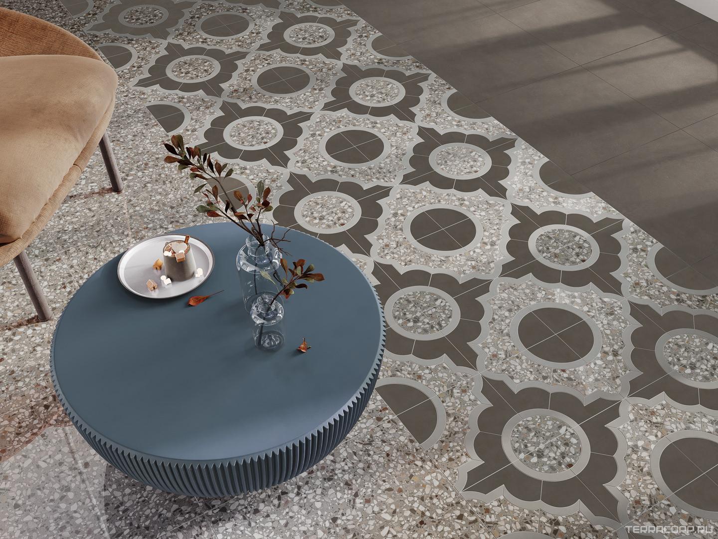 Керамогранит Kerama Marazzi Бричиола Декор 1 наборный 30х30 Комбинированный, фото 5