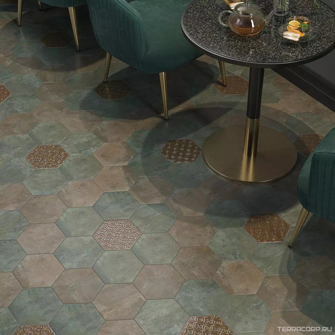 Керамогранит Kerama Marazzi Гроссето коричневый матовый 20x23.1 Коричневый, фото 4