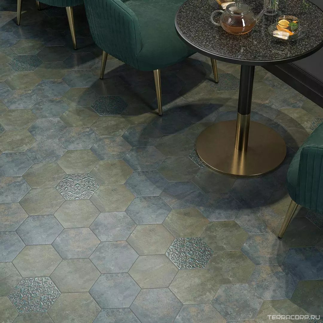 Керамогранит Kerama Marazzi Гроссето синий матовый 20x23.1 Синий, фото 4