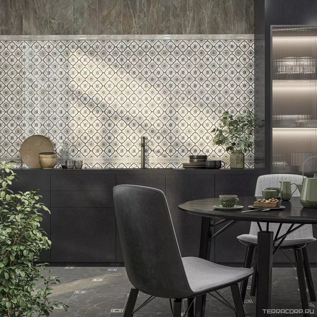 Бордюр глянцевый 5.4x25 Kerama Marazzi Кантата Комбинированный, фото 7
