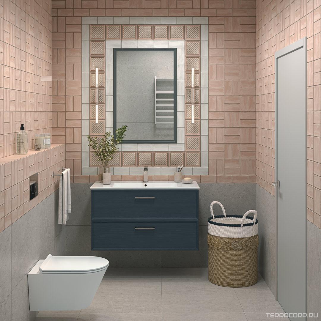 Керамическая плитка Kerama Marazzi Монтальбано серый матовый 7.4х15 Серый, фото 6