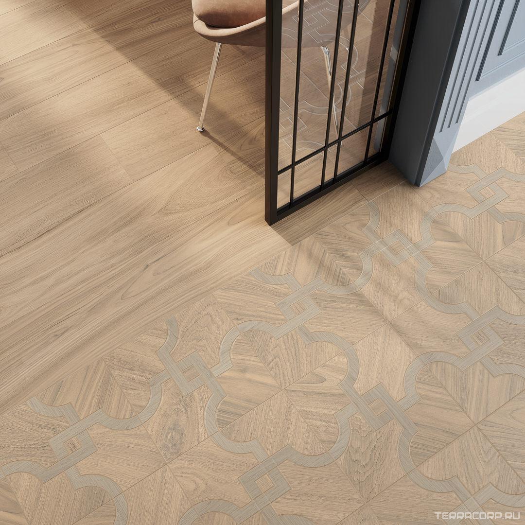 Керамогранит Kerama Marazzi Монтиони бежевый тёмный матовый обрезной 20x119.5 Бежевый, фото 5