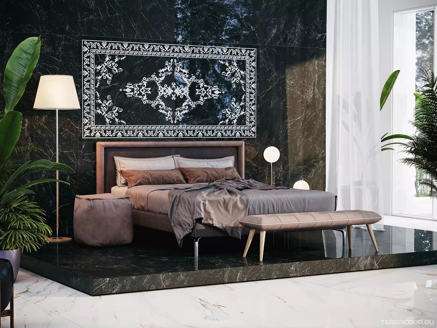 Керамогранит Kerama Marazzi Риальто серый темный лаппатир (заказ от 5000-6000 м2) 60x60 Серый, фото 5