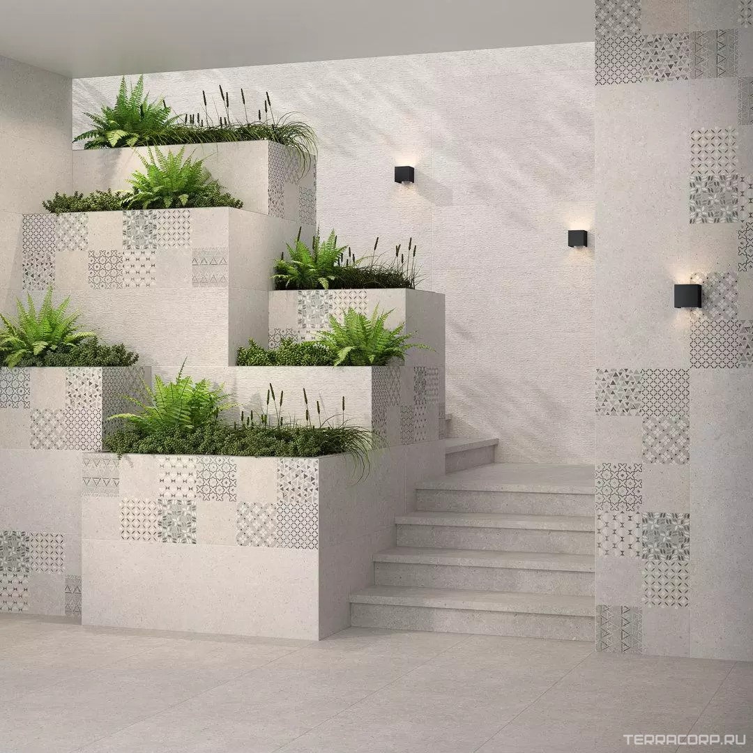 Керамическая плитка Kerama Marazzi Риккарди Декор 2 матовый обрезной 40x120 Бежевый, фото 4