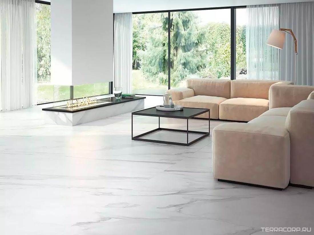 Керамогранит Kerama Marazzi Монте Тиберио лаппатированный ХХ 60х119.5 Белый, фото 2