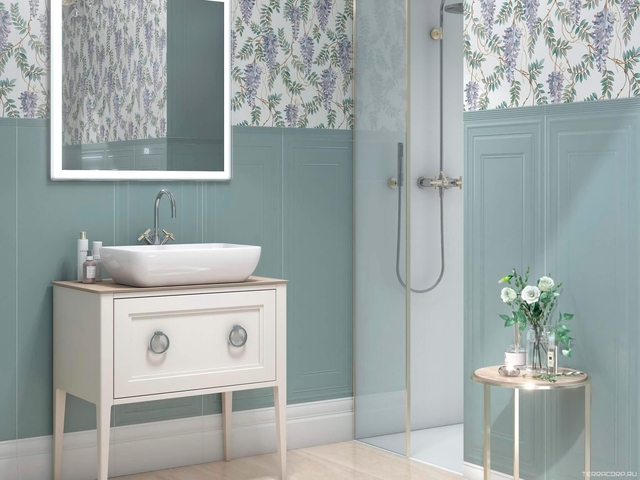 Керамическая плитка Kerama Marazzi Монфорте Глициния обр.40x120 Белый, фото 4